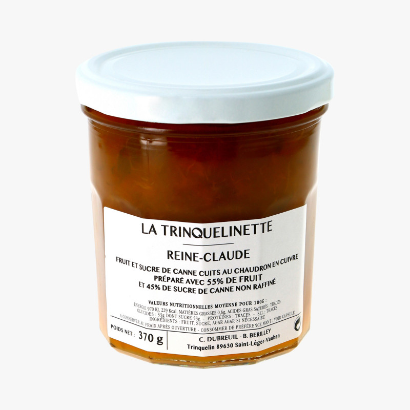 Confiture de prune reine-claude Trinquelinette 370g