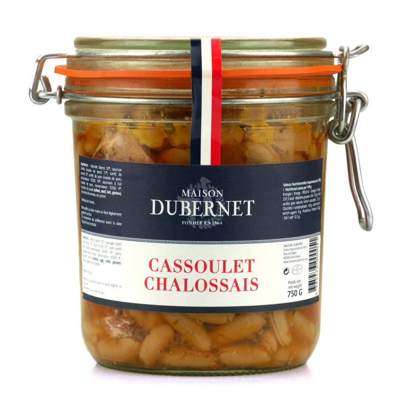 Cassoulet chalossais Dubernet 750g - Coin des Gourmets