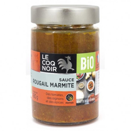 Sauce Bio Rougail Marmite Le Coq Noir 180G