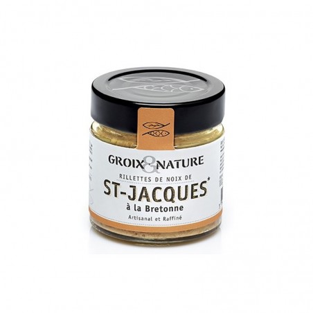 Rillettes de noix de saint jacques Groix et Nature 100G