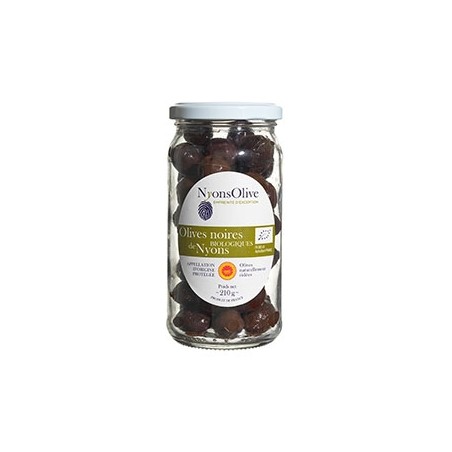 Olives noires Tanche bio de Nyons - NyonsOlive 210G